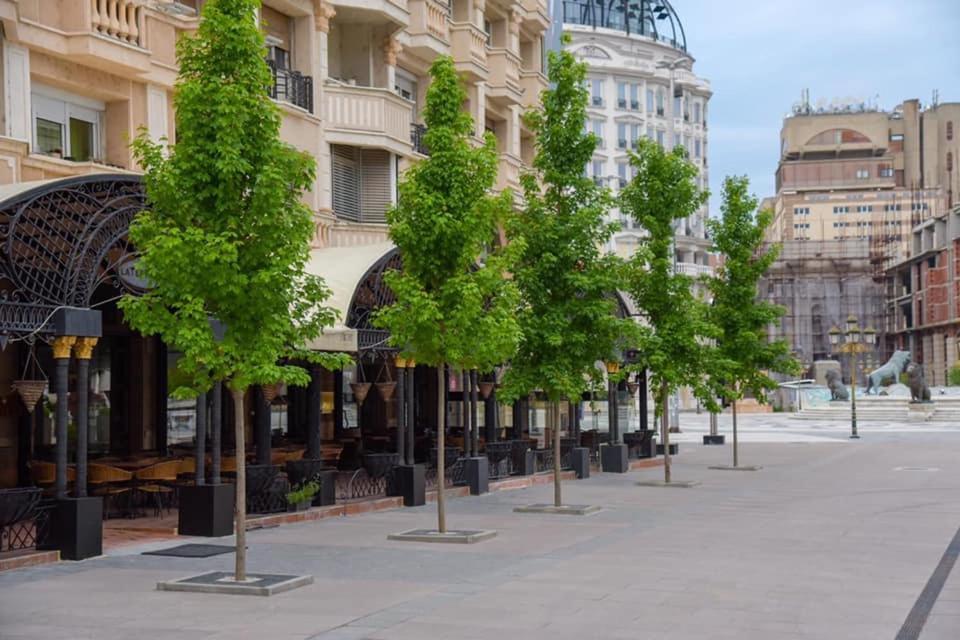 Skopje City Square View Bagian luar foto
