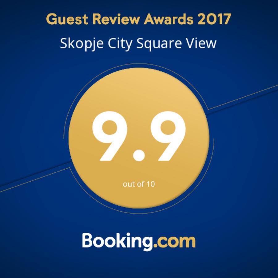 Skopje City Square View Bagian luar foto